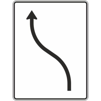 Verkehrszeichen 511-10 Verschwenkungstafel ohne Gegenverkehr | gemäß StVO