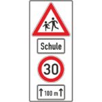 Allgemeines Hinweisschild KSW 40 Schule