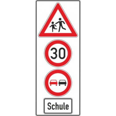 Allgemeines Hinweisschild KSW 60 Schule