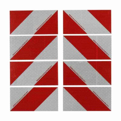 KFZ-Warnmarkierung magnetisch | 8 Zuschnitte