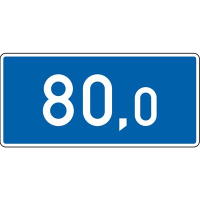 KMT2 Kilometertafel für BAB | gemäß StVO
