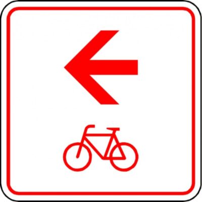 Zwischenwegweiser für Radwege NRW