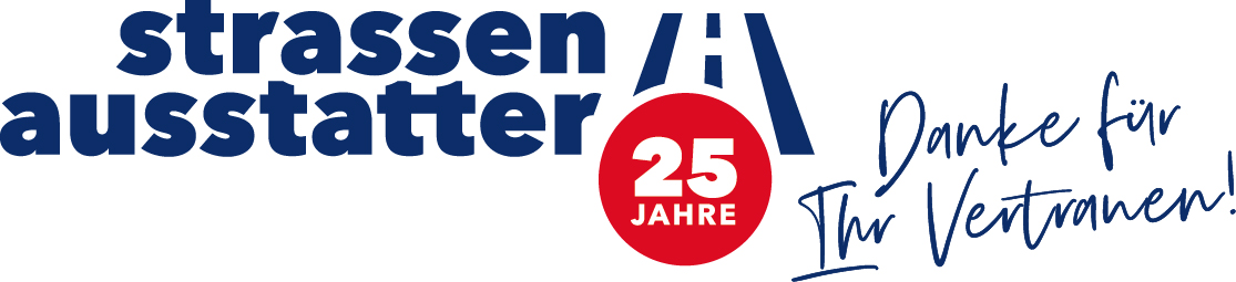  Logo strassenausstatter.de | 25 Jahre strassenausstatter Jubiläum