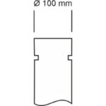 Stilpoller Serie 40101 aus Aluminium | Skizze