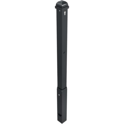 Stilpoller Serie 473 aus Vierkantstahlrohr 70 x 70 mm mit Zierkopf