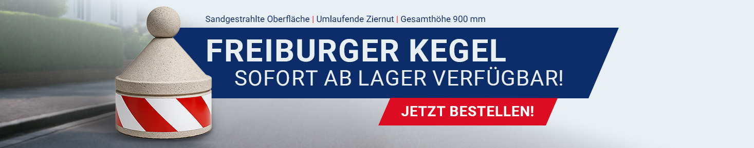 Strassenausstatter | Freiburger Kegel auf Lager verfügbar