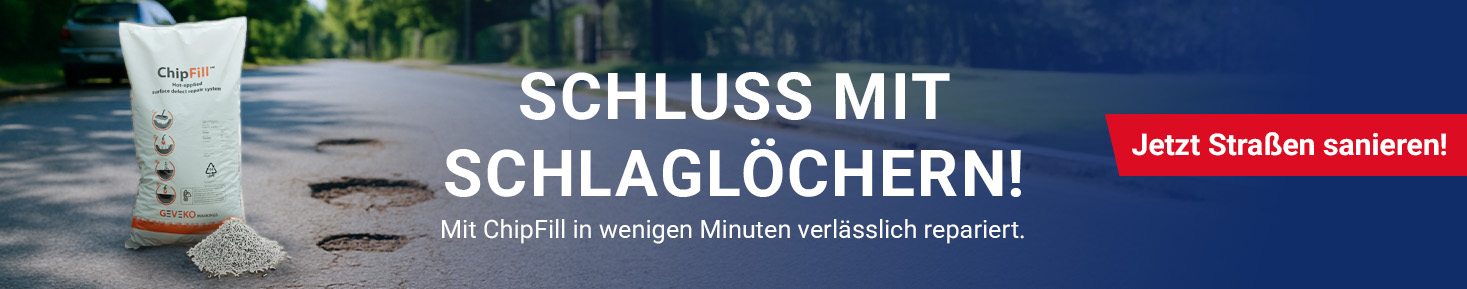 strassenausstatter | ChipFill Schlaglöcher sanierung