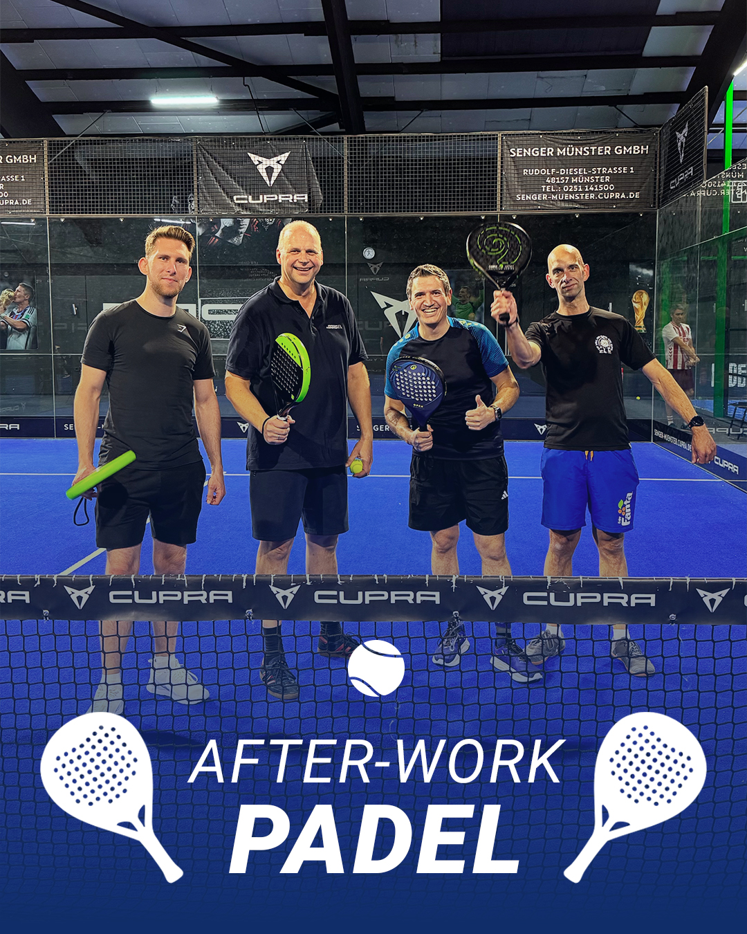 After-Work-Padel | Team strassenausstatter