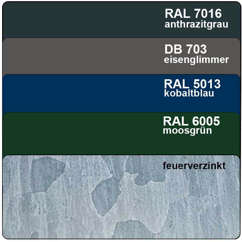 Standardfarben Renner Abfallbehälter