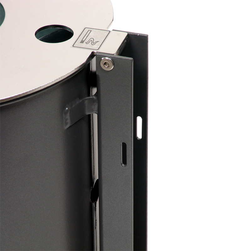 Abfallbehälter Typ 7039-40 | Detail Befestigungsschiene