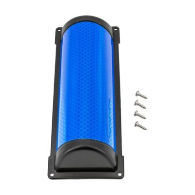 Wildwarn-Reflektoren halbrund | mit 4 Linsenkopfschrauben