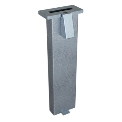 Bodenhülse für Flachstahl- und Vierkantanlehnbügel