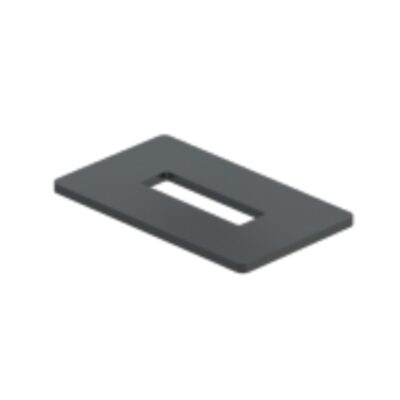 Rosette für Flachstahl- und Vierkantanlehnbügel