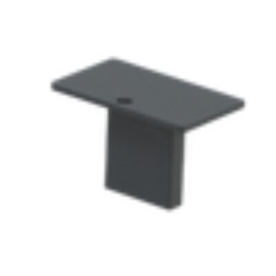 Abdeckkappe für Flachstahl- und Vierkantanlehnbügel