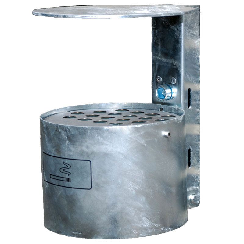 Rund-Ascher mit Haube 7069-00, Inhalt 4 Liter | feuerverzinkt