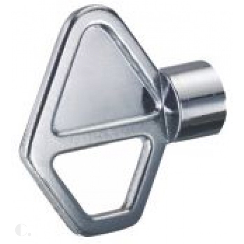 Absperrpfosten 70 x 70 mm, Dreikantverschluss 8 mm oben, herausnehmbar | Dreikantschlüssel