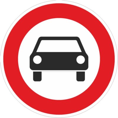 Verkehrszeichen 251 Verbot für Kraftwagen | gemäß StVO