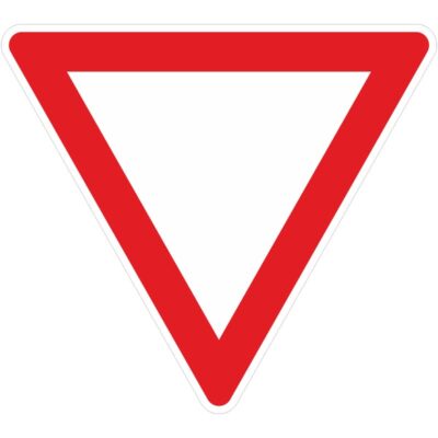 Verkehrszeichen 205 Vorfahrt gewähren. | gemäß StVO