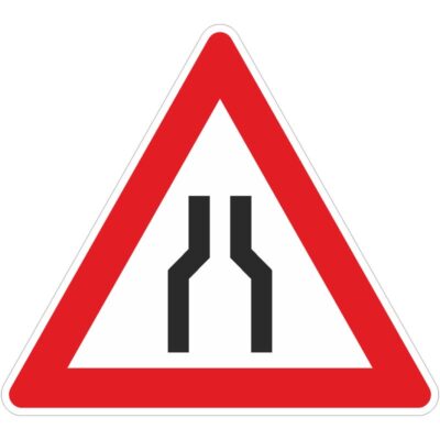 Verkehrszeichen 120 Verengte Fahrbahn | gemäß StVO