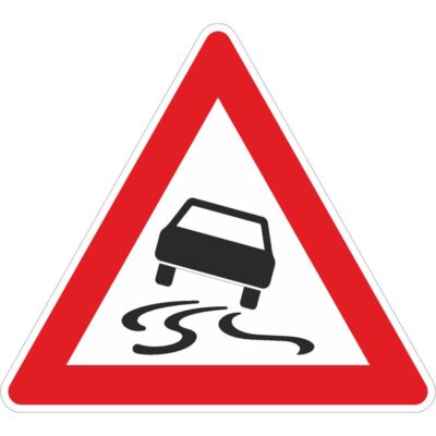 Verkehrszeichen 114 Schleuder- oder Rutschgefahr | gemäß StVO