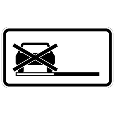 Verkehrszeichen 1060-34 Haltverbot auch auf dem Seitenstreifen, links | gemäß StVO