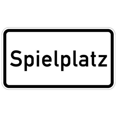 Verkehrszeichen 1012-56 Spielplatz | gemäß StVO