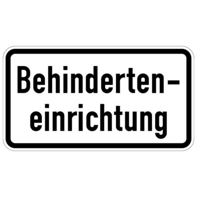 Verkehrszeichen 1012-57 Behinderteneinrichtung | gemäß StVO