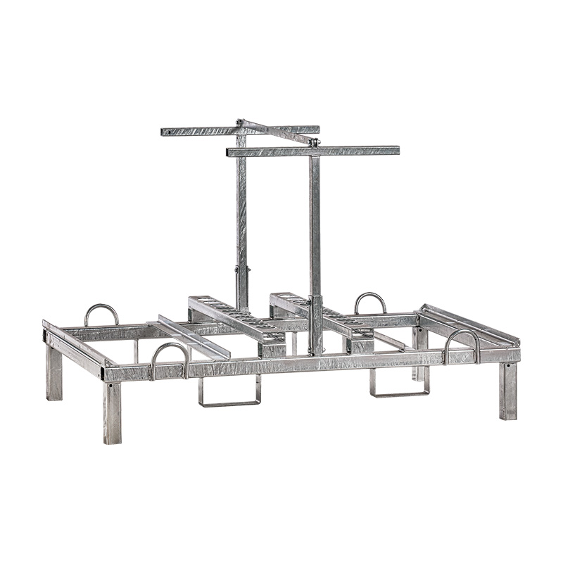 Kombigestell von WEMAS für 20 Baken und 20 Fußplatten | leer