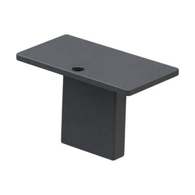 Abdeckkappe für Flachstahl- und Vierkantanlehnbügel