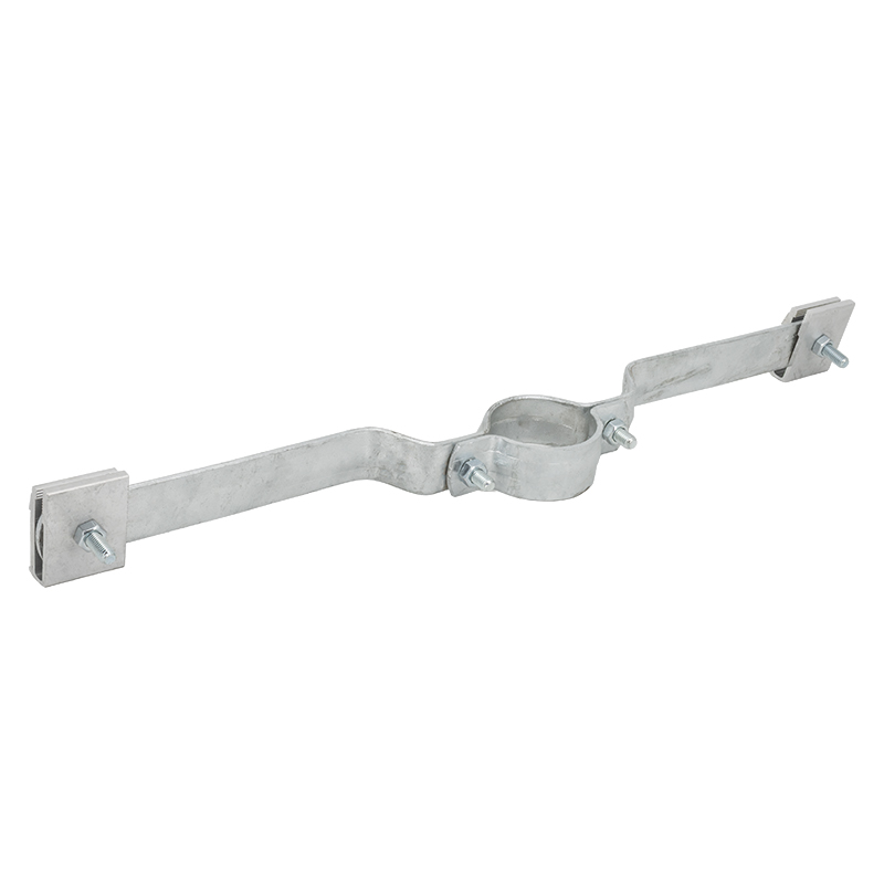 Rohrklemmschellen für breite Alform-Schilder | mit 40 mm Aluklemmstücken Rückseite