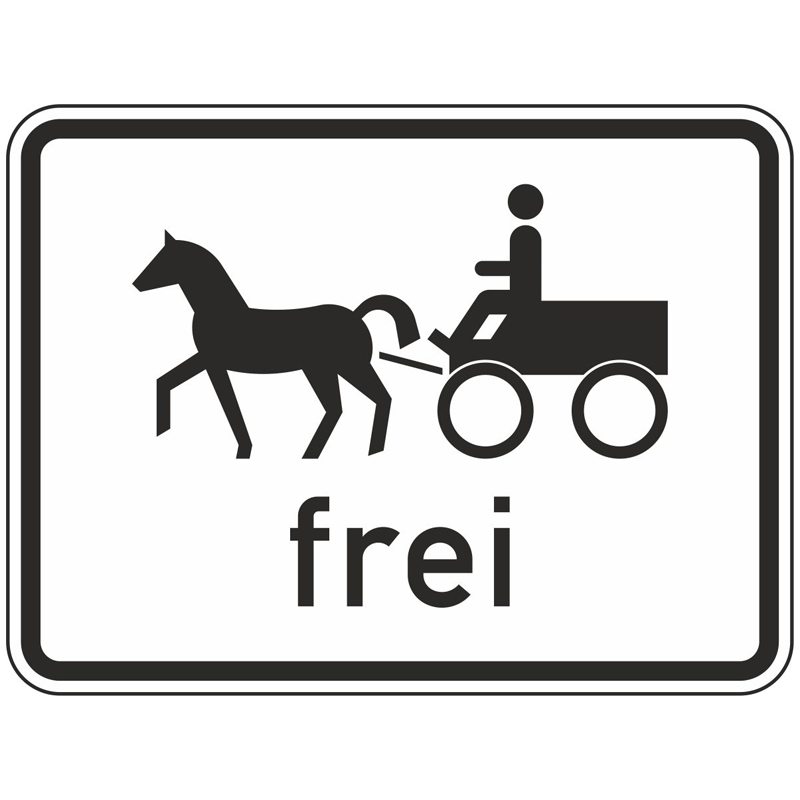 Verkehrszeichen 1024-18 Gespannfuhrwerke frei |
gemäß StVO