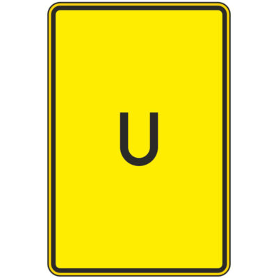 Verkehrszeichen 455.1-50 Ankündigung oder Fortsetzung der Umleitung, ohne Pfeilsymbol | gemäß StVO