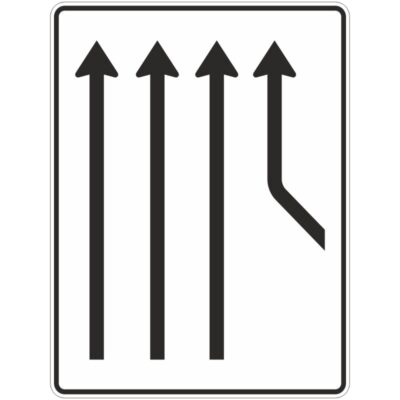 Verkehrszeichen 550-22 Zusammenführungstafel | gemäß StVO