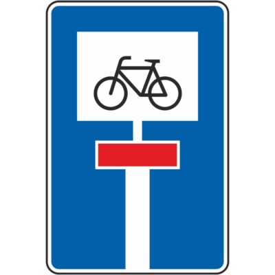 Verkehrszeichen 357-52 Für Radverkehr durchlässige Sackgasse | gemäß StVO
