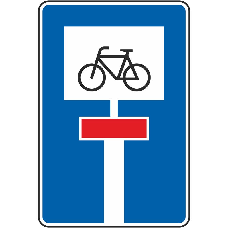 Verkehrszeichen 357-52 Für Radverkehr durchlässige Sackgasse | gemäß StVO