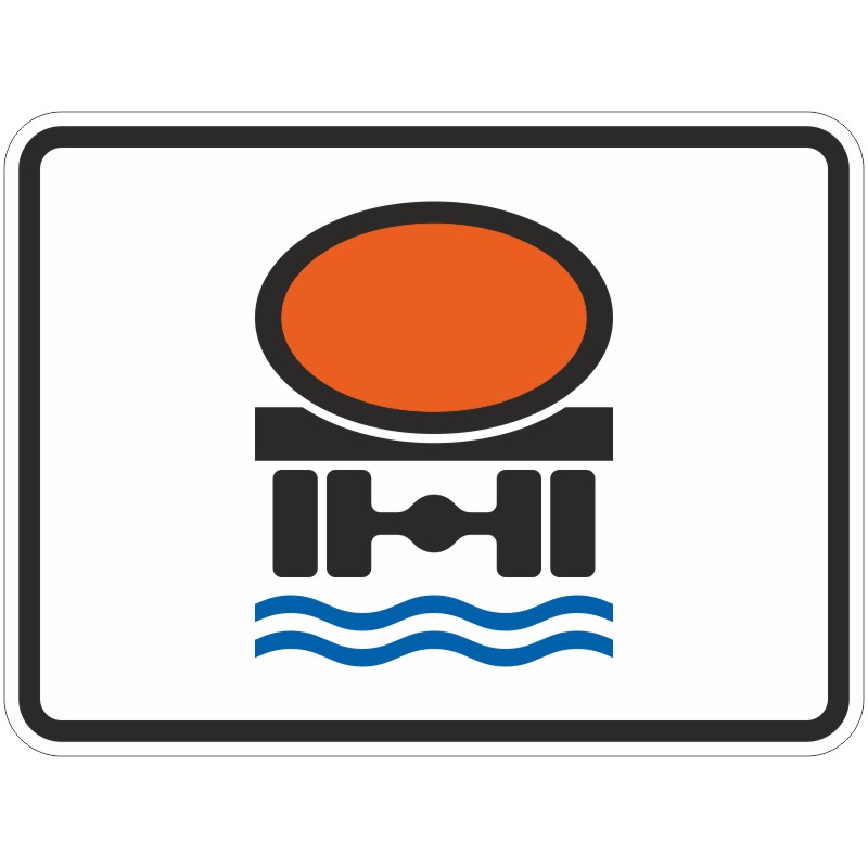 Verkehrszeichen 1052-31 Nur Fahrzeuge mit wassergefährdender Ladung | gemäß StVO