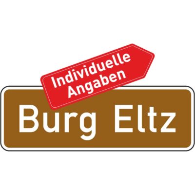 Verkehrszeichen 386.1 Touristischer Hinweis | gemäß StVO