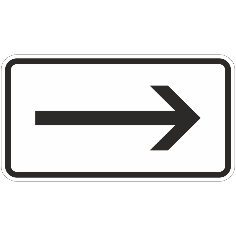 Verkehrszeichen 1000-20 Richtung, rechtsweisend | gemäß StVO