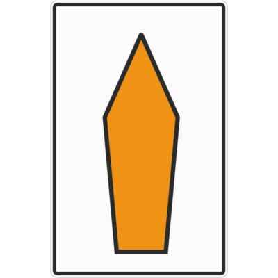 Verkehrszeichen 467.1-30 Umleitungspfeil (Streckenempfehlung) geradeaus | gemäß StVO
