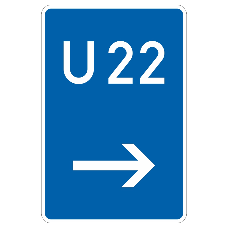 Verkehrszeichen 460-21 Bedarfsumleitung hier rechts | gemäß StVO