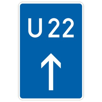 Verkehrszeichen 460-30 Bedarfsumleitung geradeaus | gemäß StVO