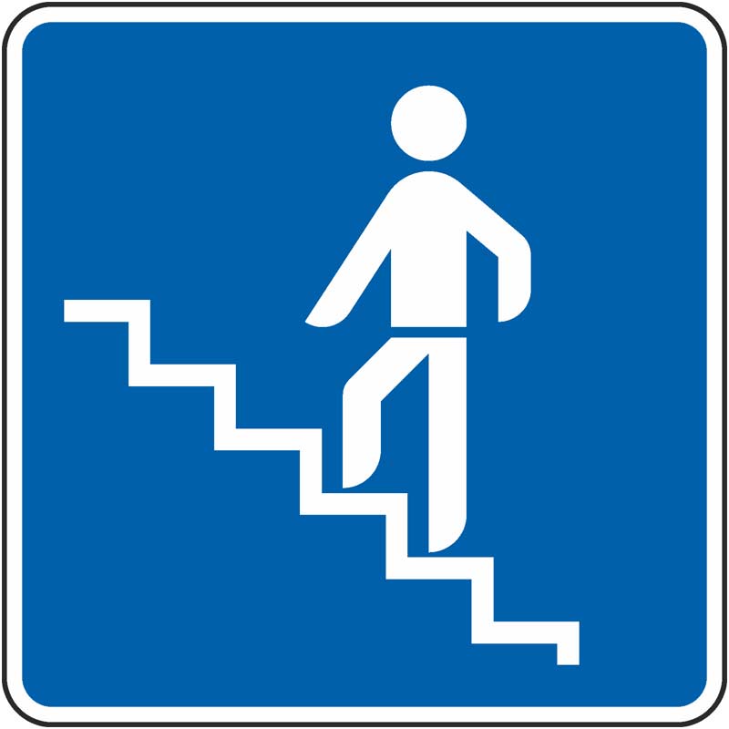 Verkehrszeichen 365-64 Fußgängerüberführung
|
gemäß StVO