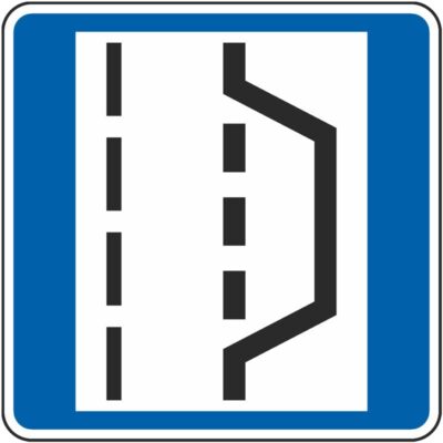 Verkehrszeichen 328 Nothalte- und Pannenbucht | gemäß StVO