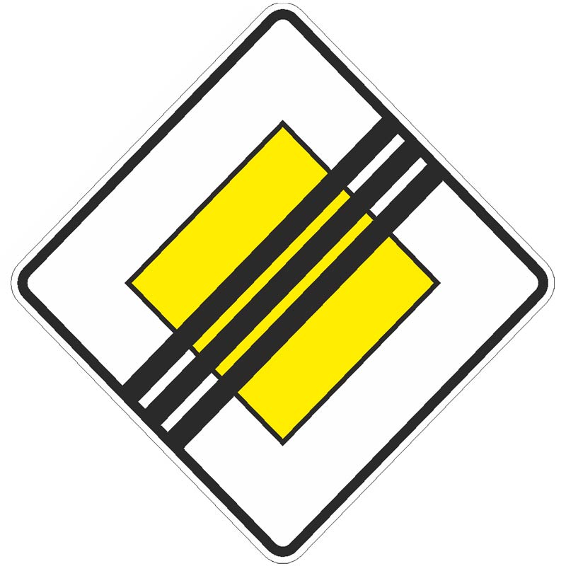 Verkehrszeichen 307 Ende der Vorfahrtstraße | gemäß StVO