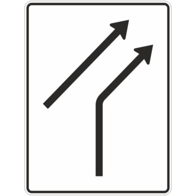 Verkehrszeichen 551-20 Zusammenführungstafel | gemäß StVO