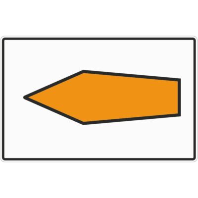 Verkehrszeichen 467.1-10 Umleitungspfeil (Streckenempfehlung) linksweisend | gemäß StVO