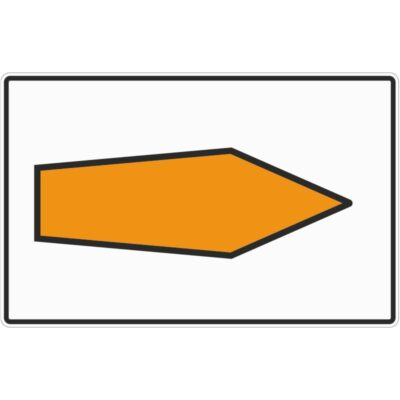 Verkehrszeichen 467.1-20 Umleitungspfeil (Streckenempfehlung) rechtsweisend | gemäß StVO