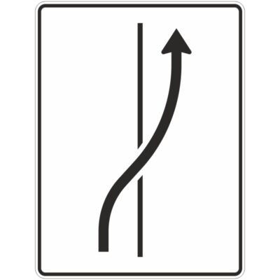Verkehrszeichen 511-25 Verschwenkungstafel ohne Gegenverkehr | gemäß StVO