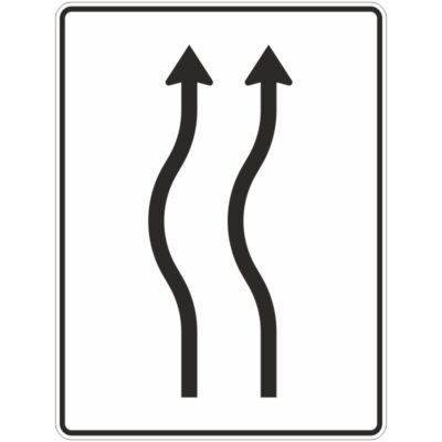 Verkehrszeichen 513-11 Verschwenkungstafel kurze Verschwenkung | gemäß StVO