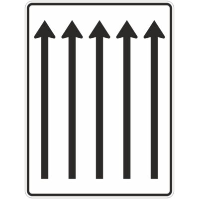 Verkehrszeichen 521-33 Fahrstreifentafel ohne Gegenverkehr | gemäß StVO